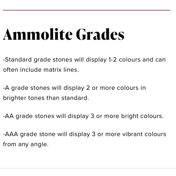 Ammolite Set In Sterling Silver Evita Pendant - Picture 6 of 8